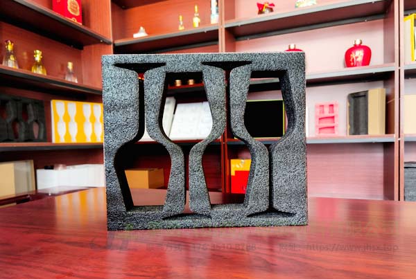 供應祁縣珍珠棉集合包裝提供各種高檔紅酒杯珍珠棉托盤定制