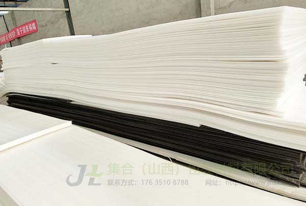 供應汾陽珍珠棉集合包裝直銷黑色白色珍珠棉板材貼絨布珍珠棉板材